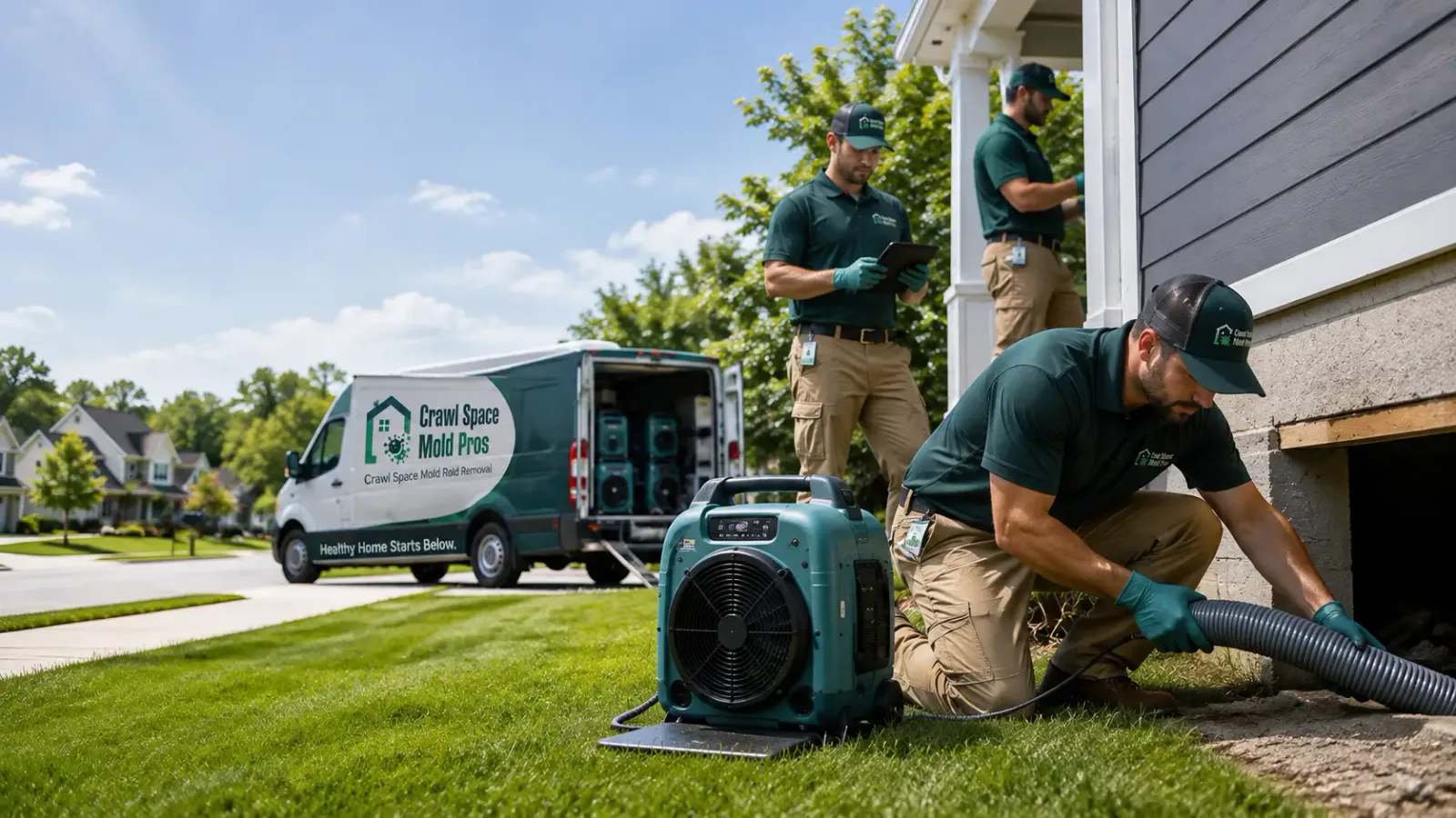 Crawl Space Mold Removal in Newfield, NY